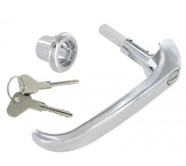 VW Bus T2 8.1967-7.1973 Schiebetürgriff Türgriff mit Schloß und Schlüßel